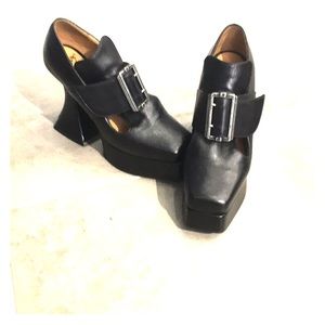 John Fluevog Electra Munster Heels Black